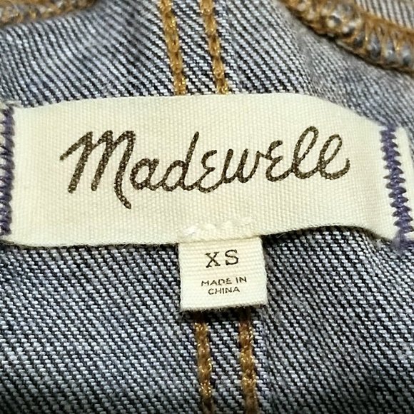 Madewell XS Skinny Overalls Jansing Wash K9153 - Picture 2 of 16